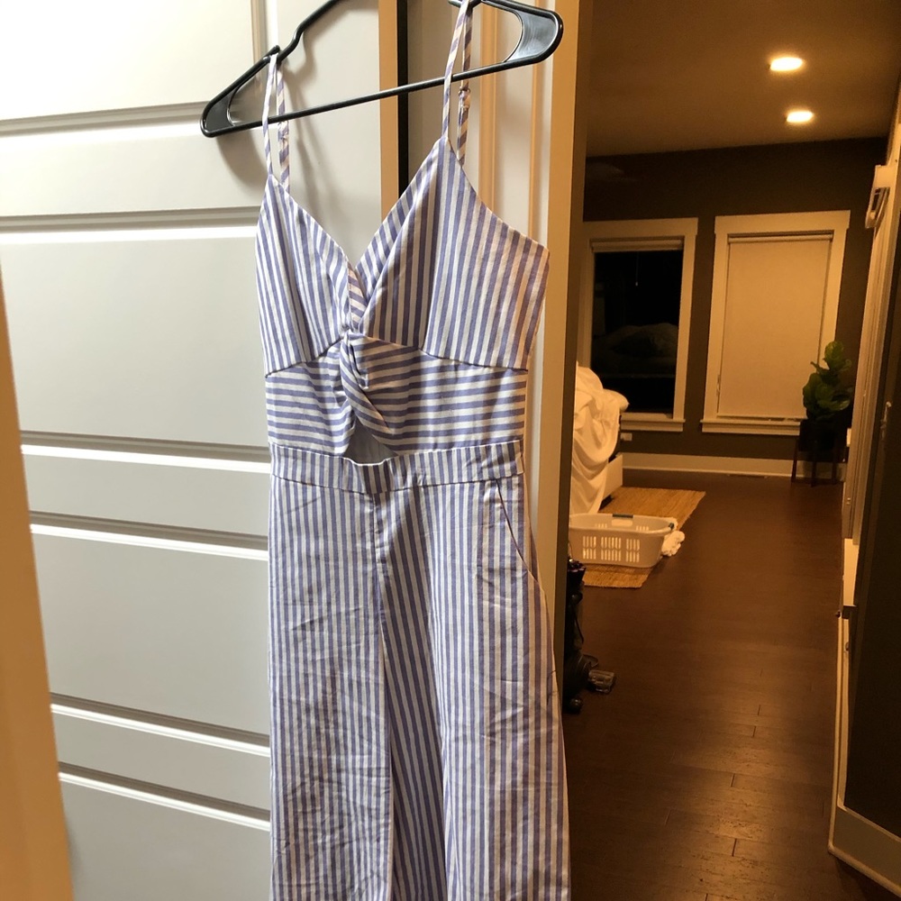 Striped Romper Size Medium
